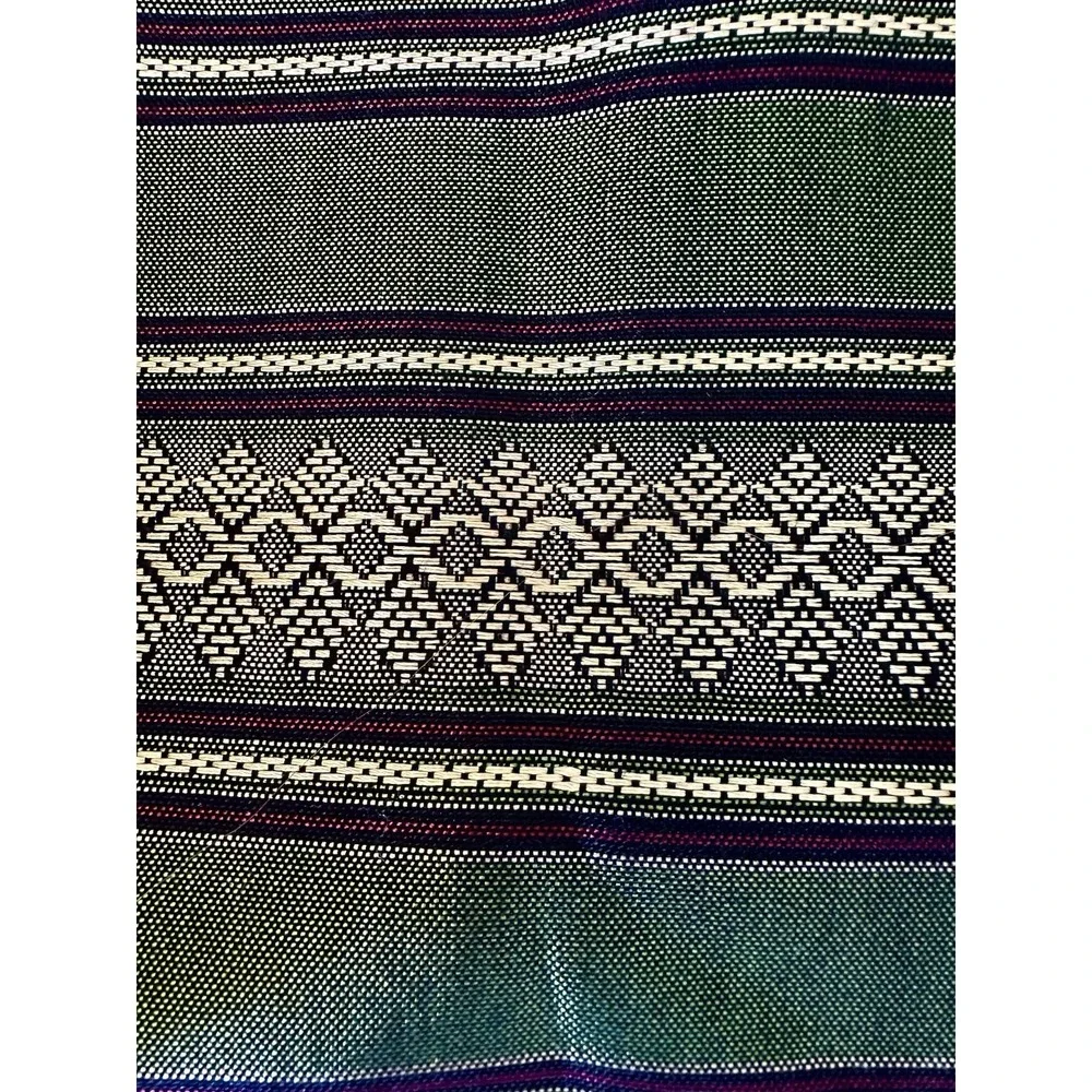Pier 1 imports Set of 8 Thai Placemats Olive Green Gold 13x9 In Formal Dining